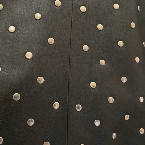 Studded real leather jacket - Picture 6 of 7